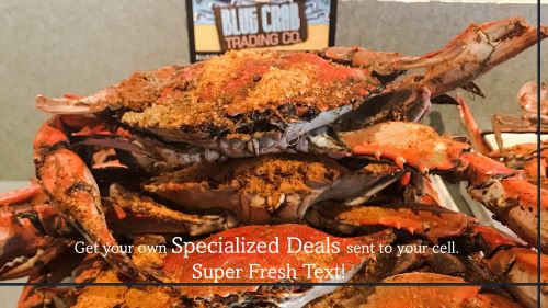 Sign Up for Text Crab Specials