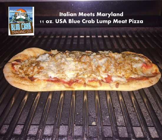 11 oz crab pizza